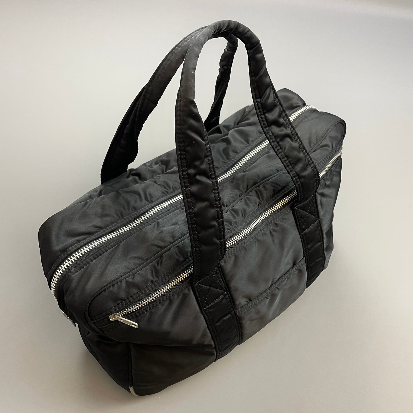 Porter Yoshida & Co. Black Nylon Tanker Duffle Boston Day Bag