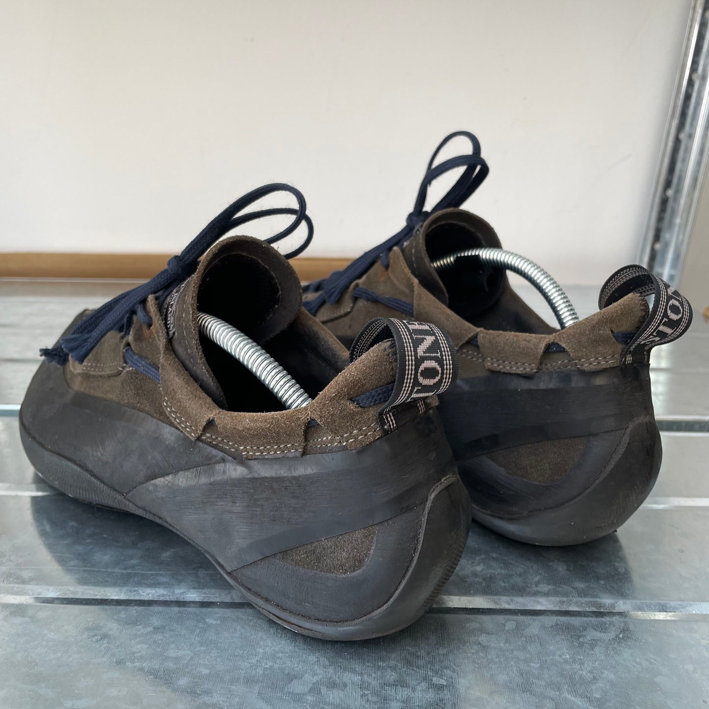 Stone Island X La Sportiva Brown & Navy 00s Suede Climbing Shoes