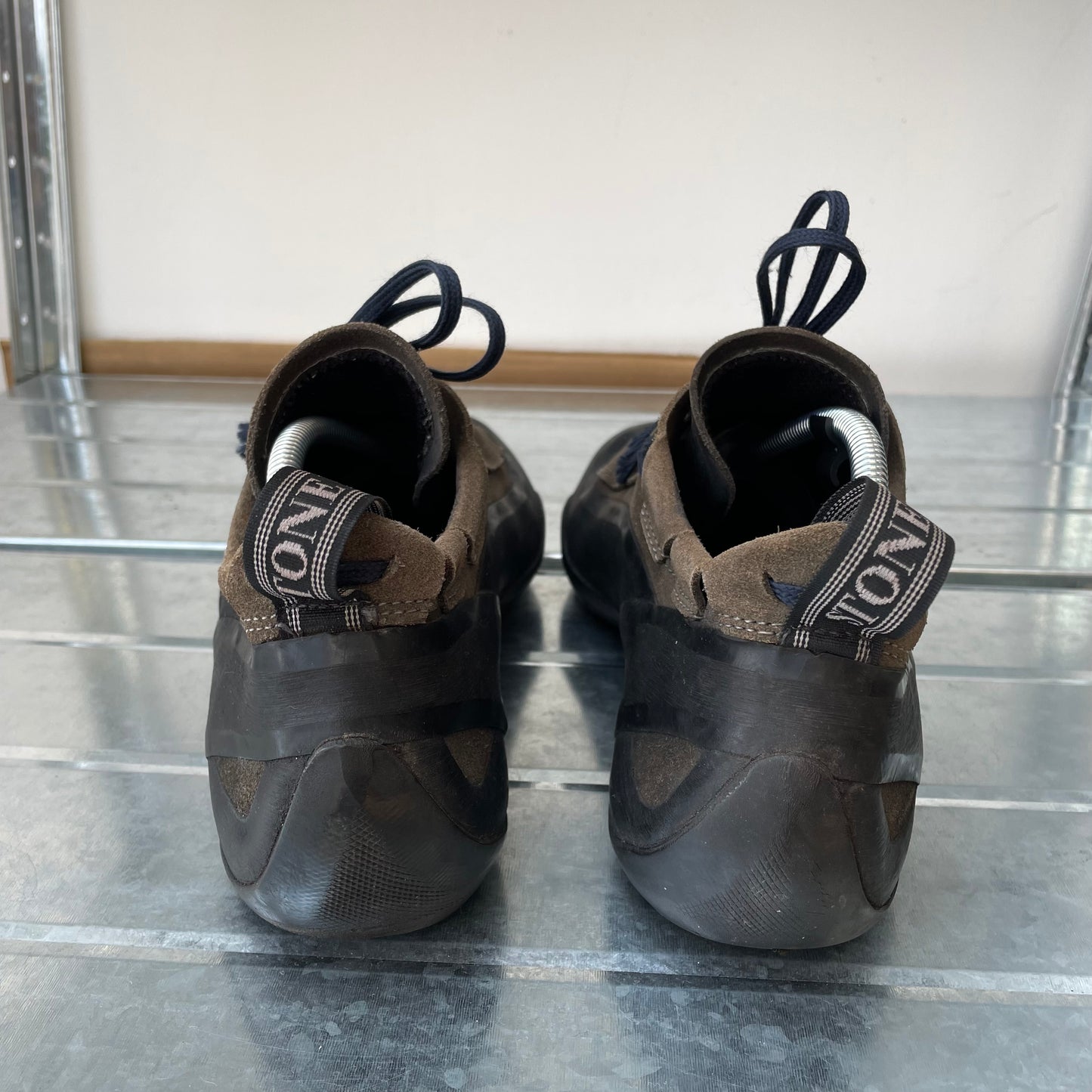 Stone Island X La Sportiva Brown & Navy 00s Suede Climbing Shoes