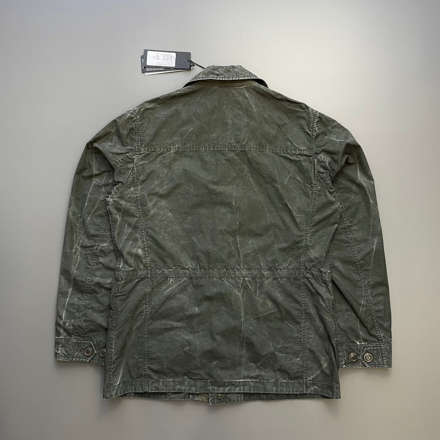 C.P. Company Green Military Issue Tender La Mille 50 Fili Plated Watchviewer Jacket