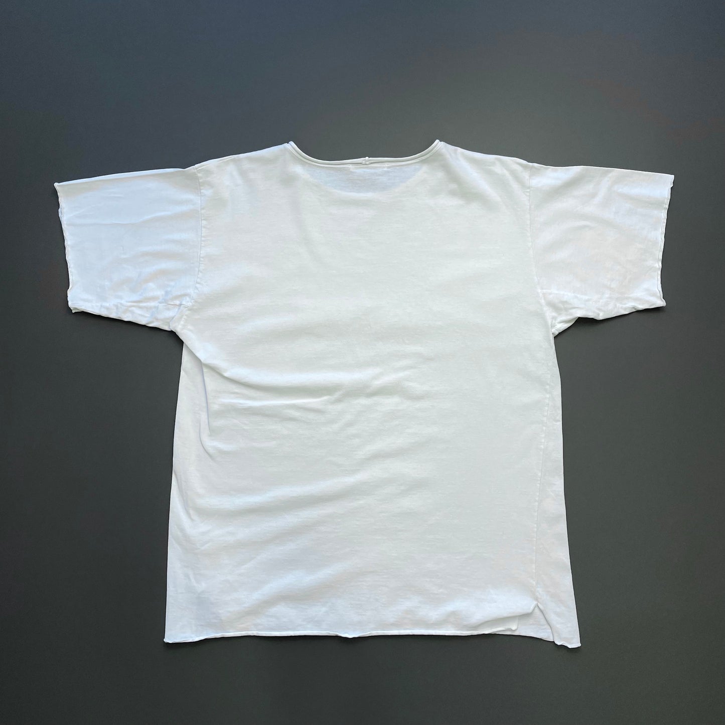 Stone Island White 90s Graphic Stitch Spellout Tee