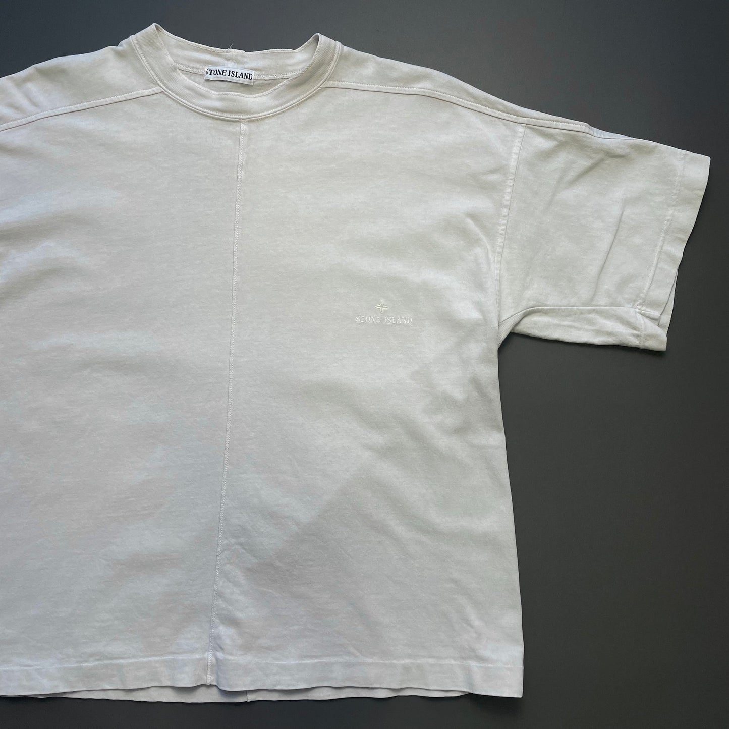 Stone Island Grey 80s Seam Tee