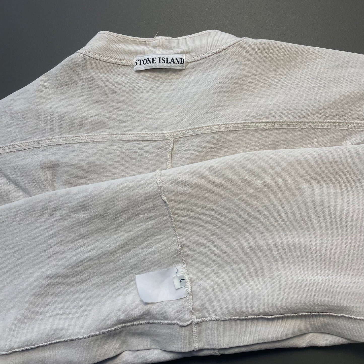 Stone Island Grey 80s Seam Tee