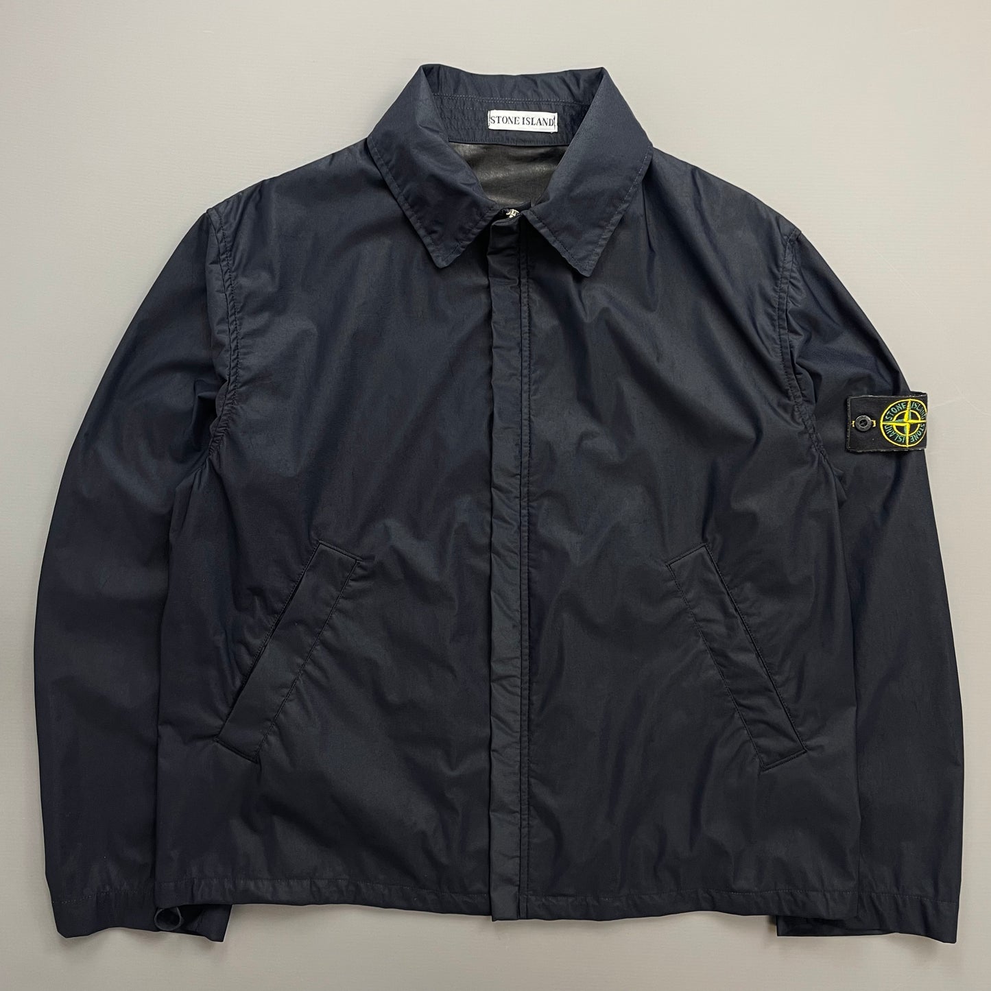 Stone Island Navy AW03 Nylon Lightweight Harrington Jacket
