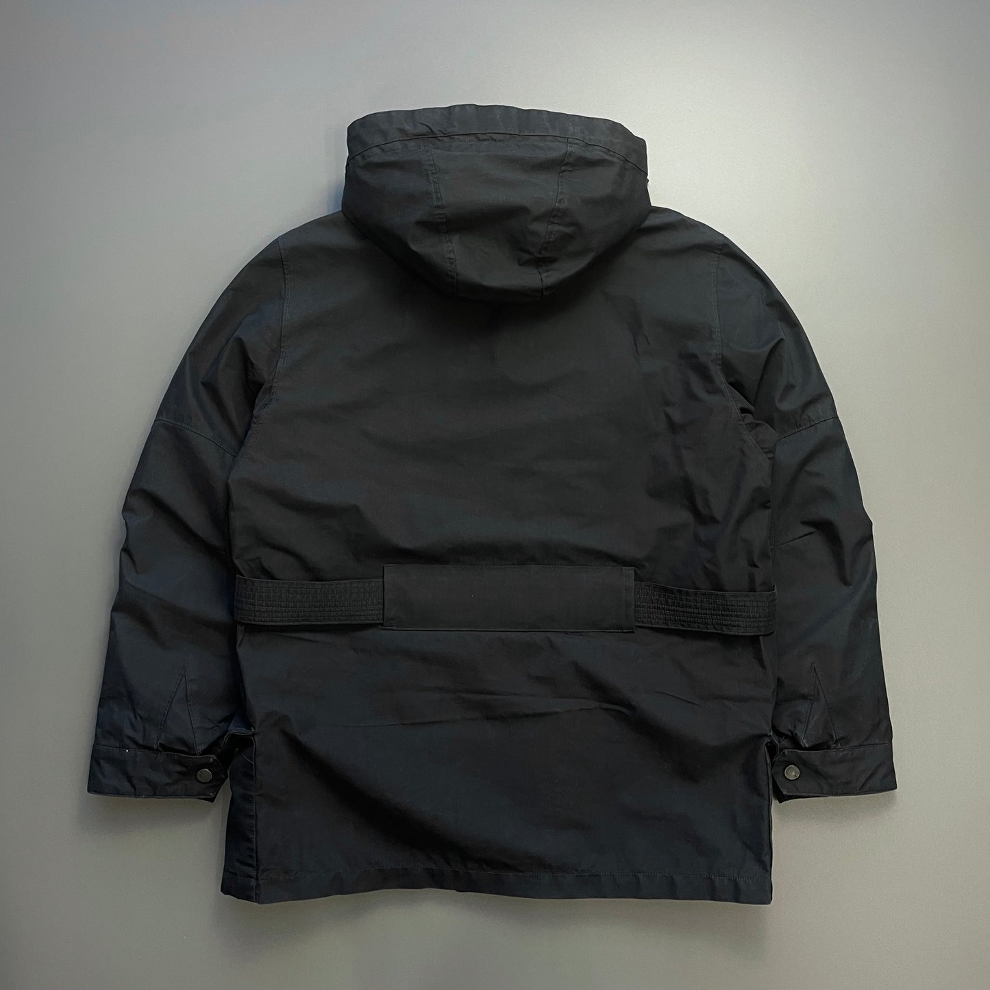 C.P. Company Black AW02 Coated 2-in-1 Liner Parka Jacket
