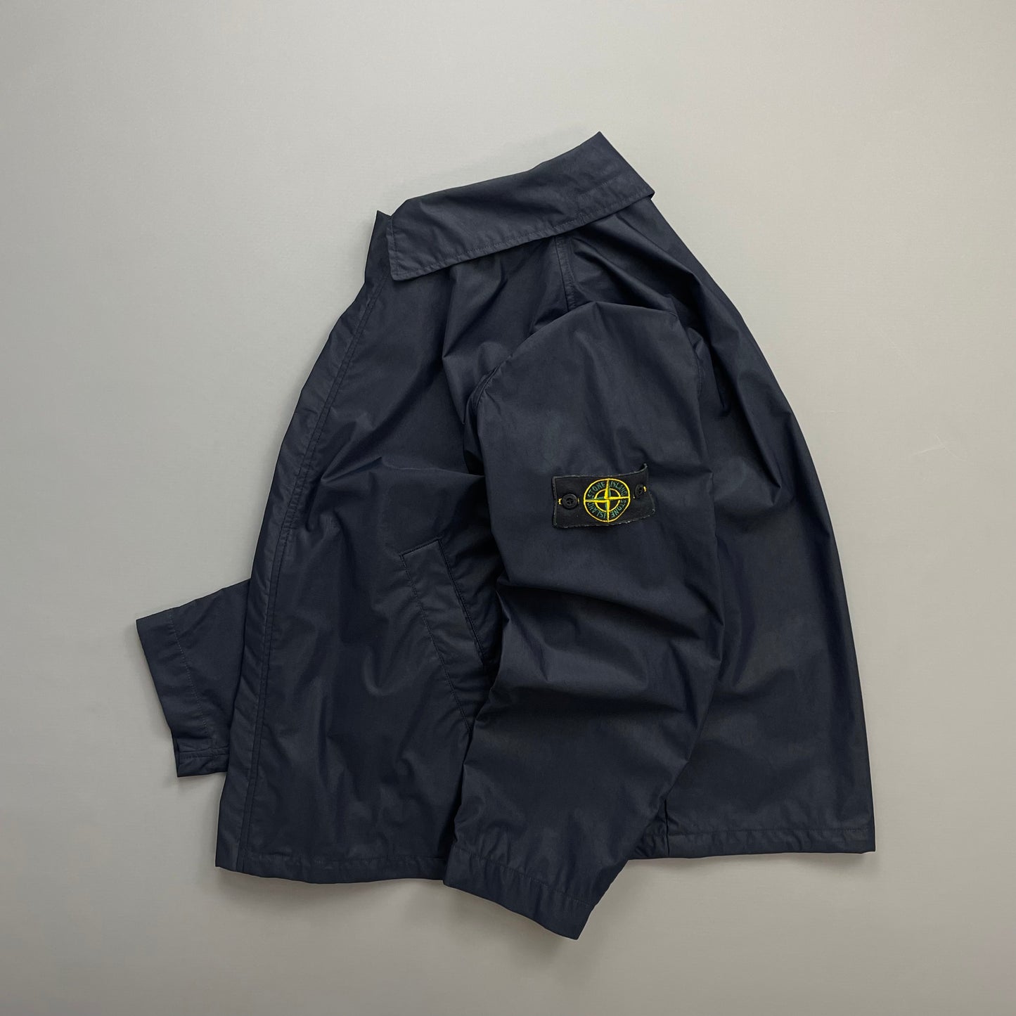 Stone Island Navy AW03 Nylon Lightweight Harrington Jacket