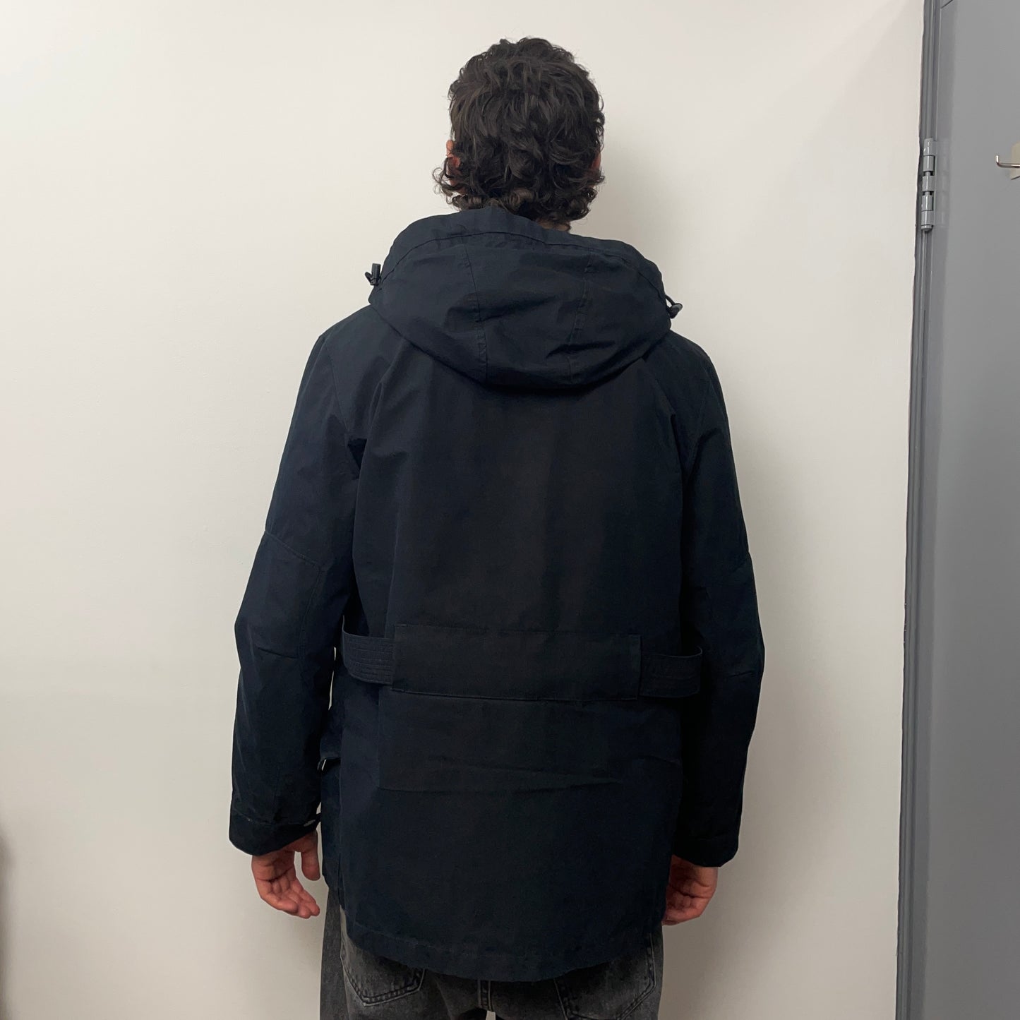 C.P. Company Black AW02 Coated 2-in-1 Liner Parka Jacket