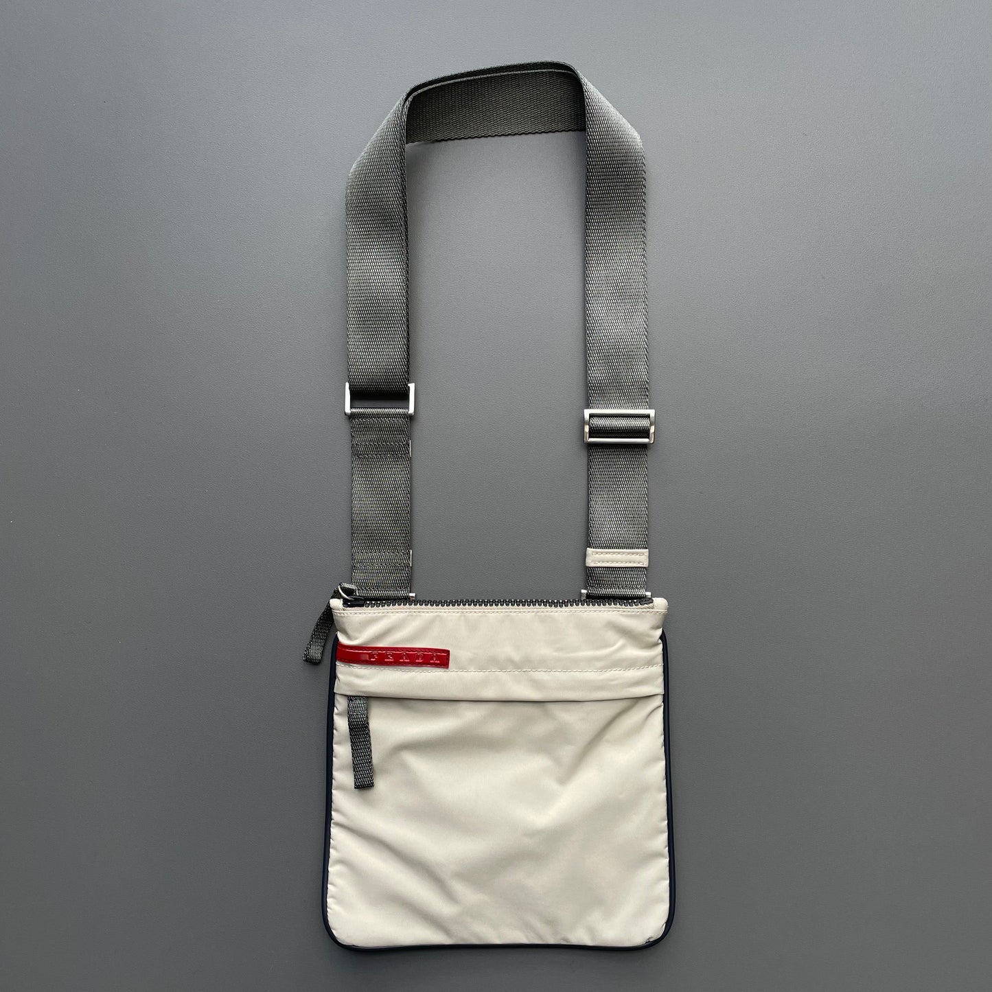 Prada Sport 'Pomice' Grey 00s Crossbody Bag