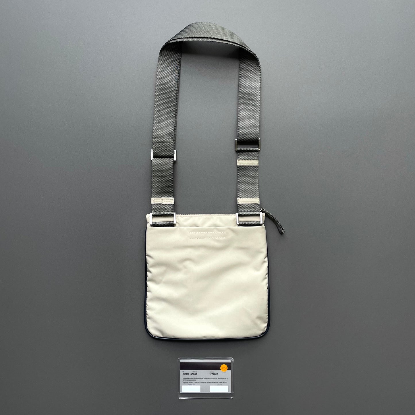 Prada Sport 'Pomice' Grey 00s Crossbody Bag