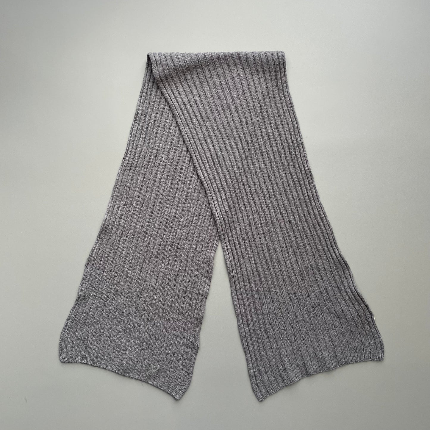 C.P. Company Grey AW99 Knit Wool Scarf