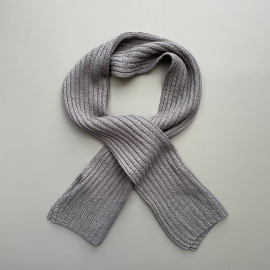 C.P. Company Grey AW99 Knit Wool Scarf