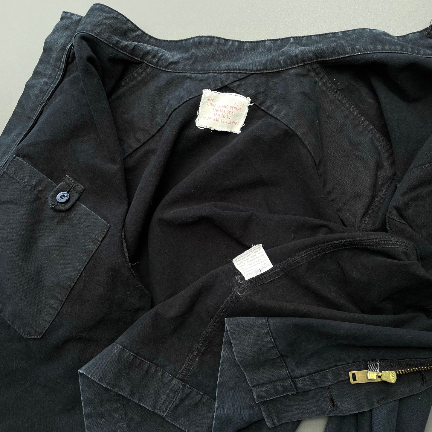Stone Island Denims Navy 00s Military Jacket