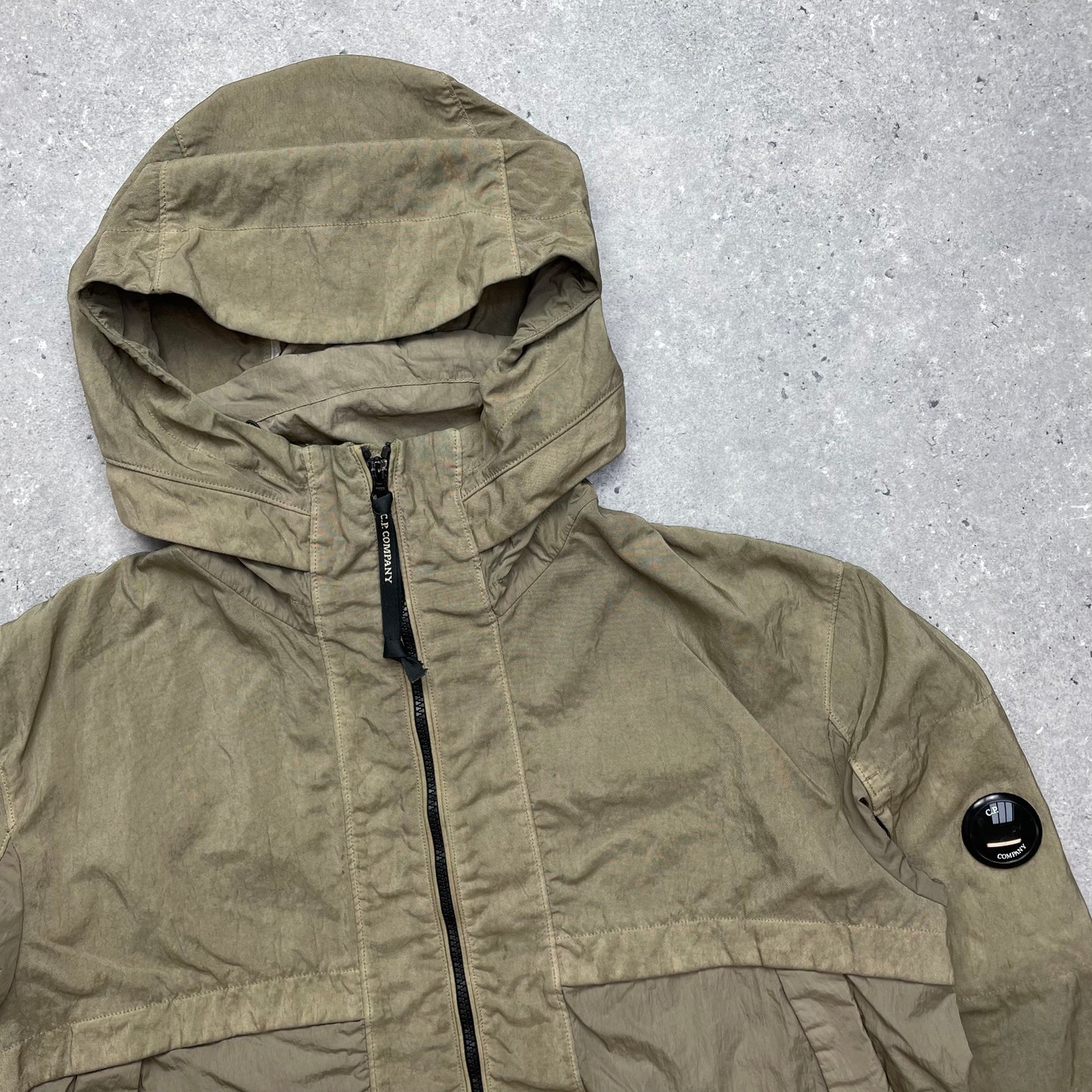 C.P. Company Light Brown Quartz Lens Jacket