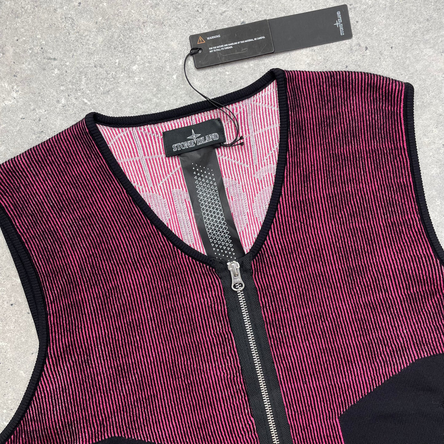 Stone Island Shadow Project Fine Knit Gilet Vest