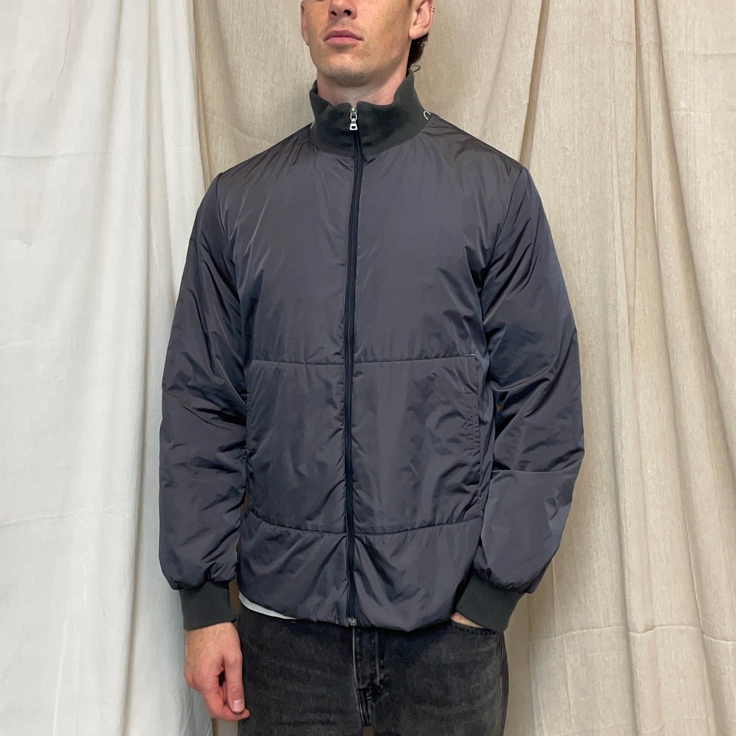 Prada Sport White 00s Goretex 3-in-1 Nylon Padded Bomber Liner & Trench Overcoat
