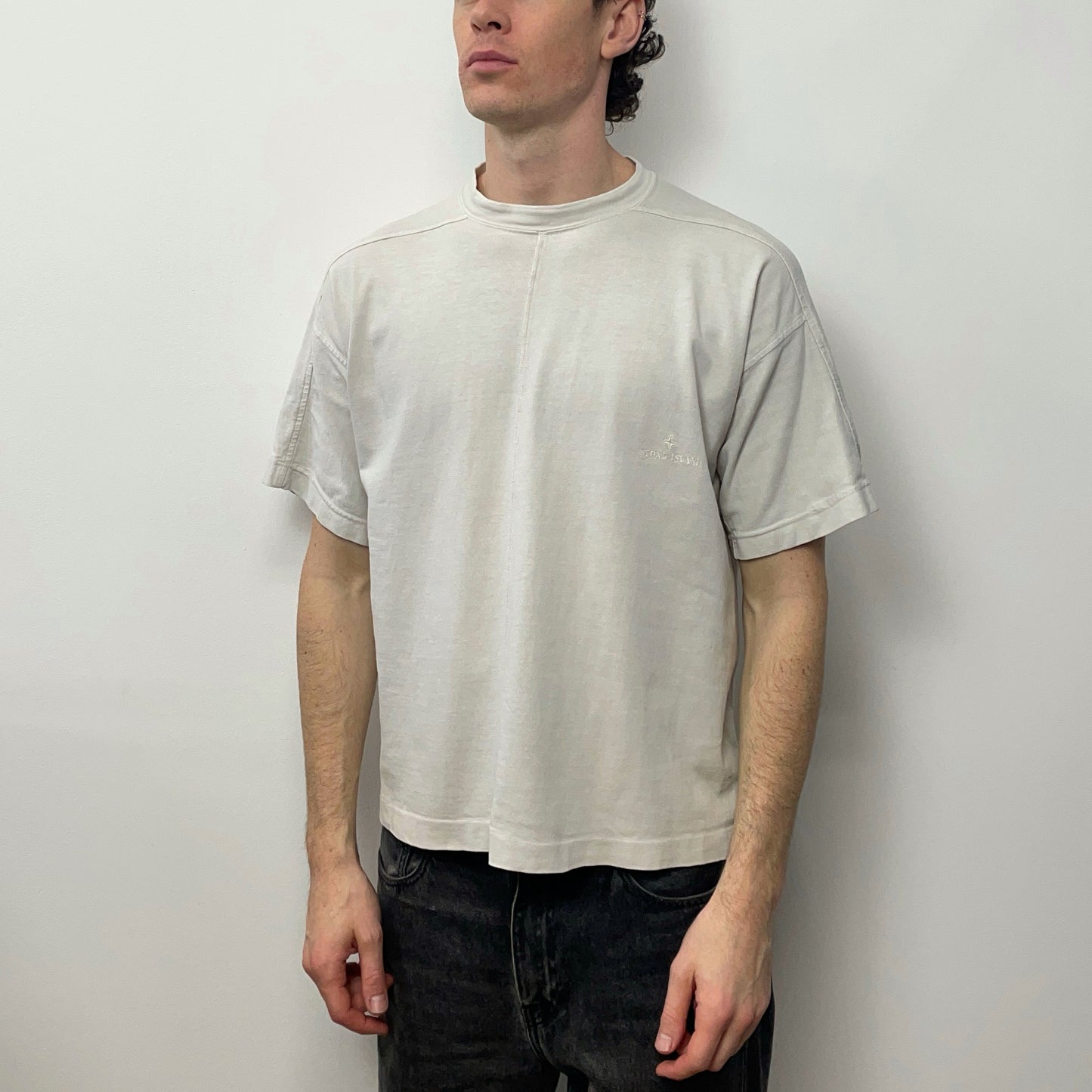 Stone Island Grey 80s Seam Tee