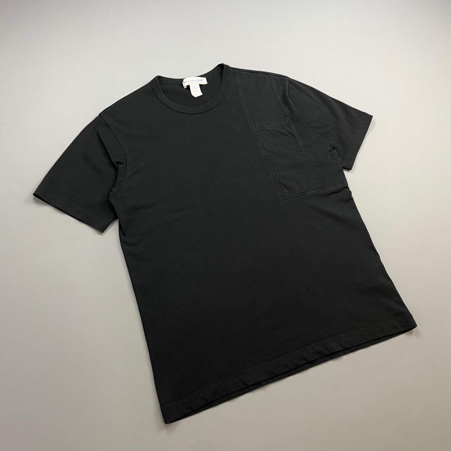 Comme Des Garçons Shirt Black Technical Pocket T-Shirt