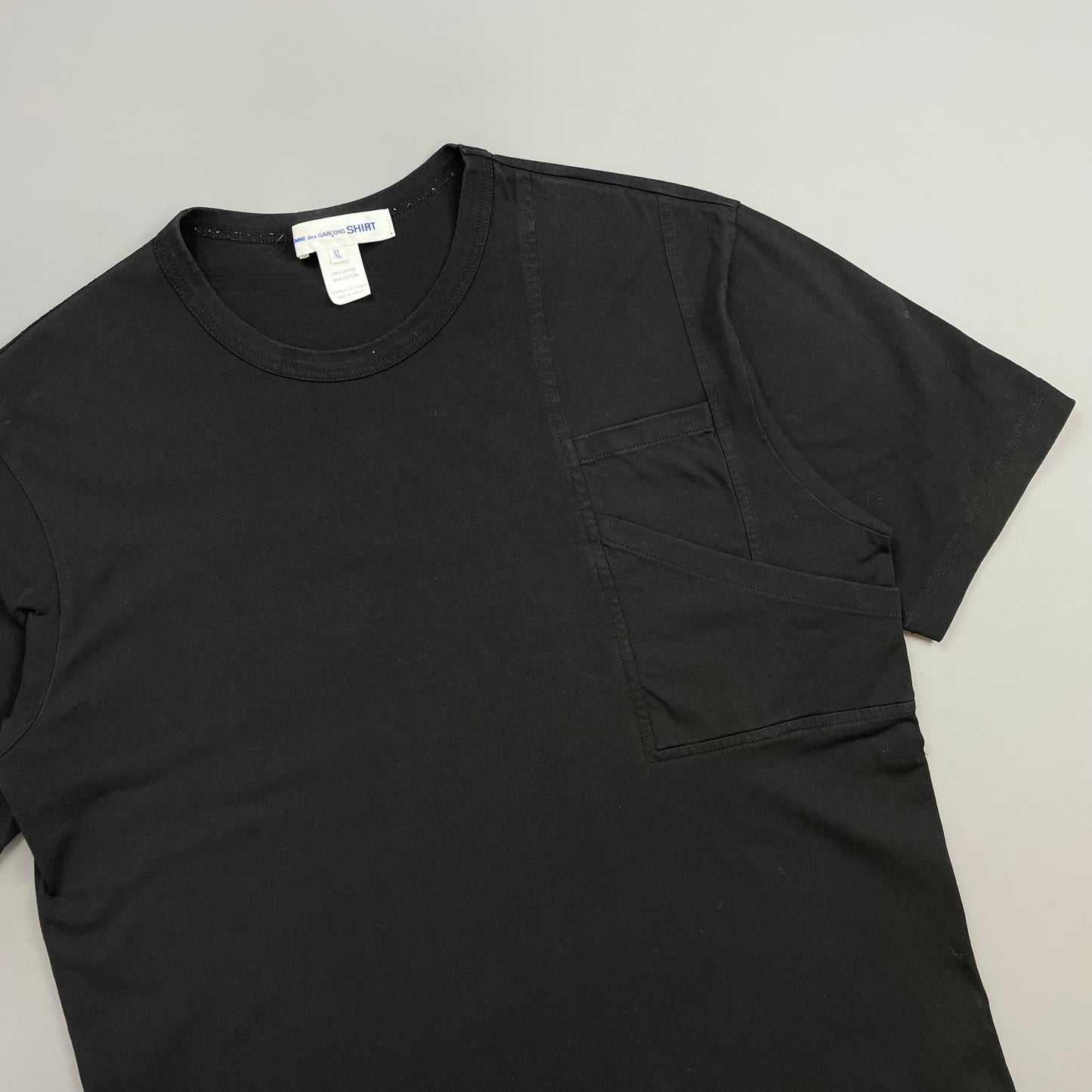 Comme Des Garçons Shirt Black Technical Pocket T-Shirt