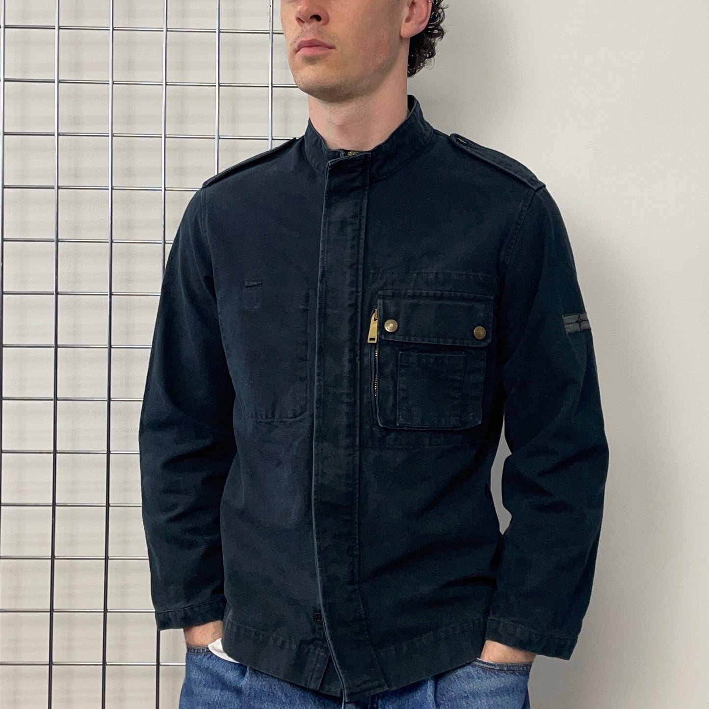 Stone Island Denims Navy 00s Military Jacket