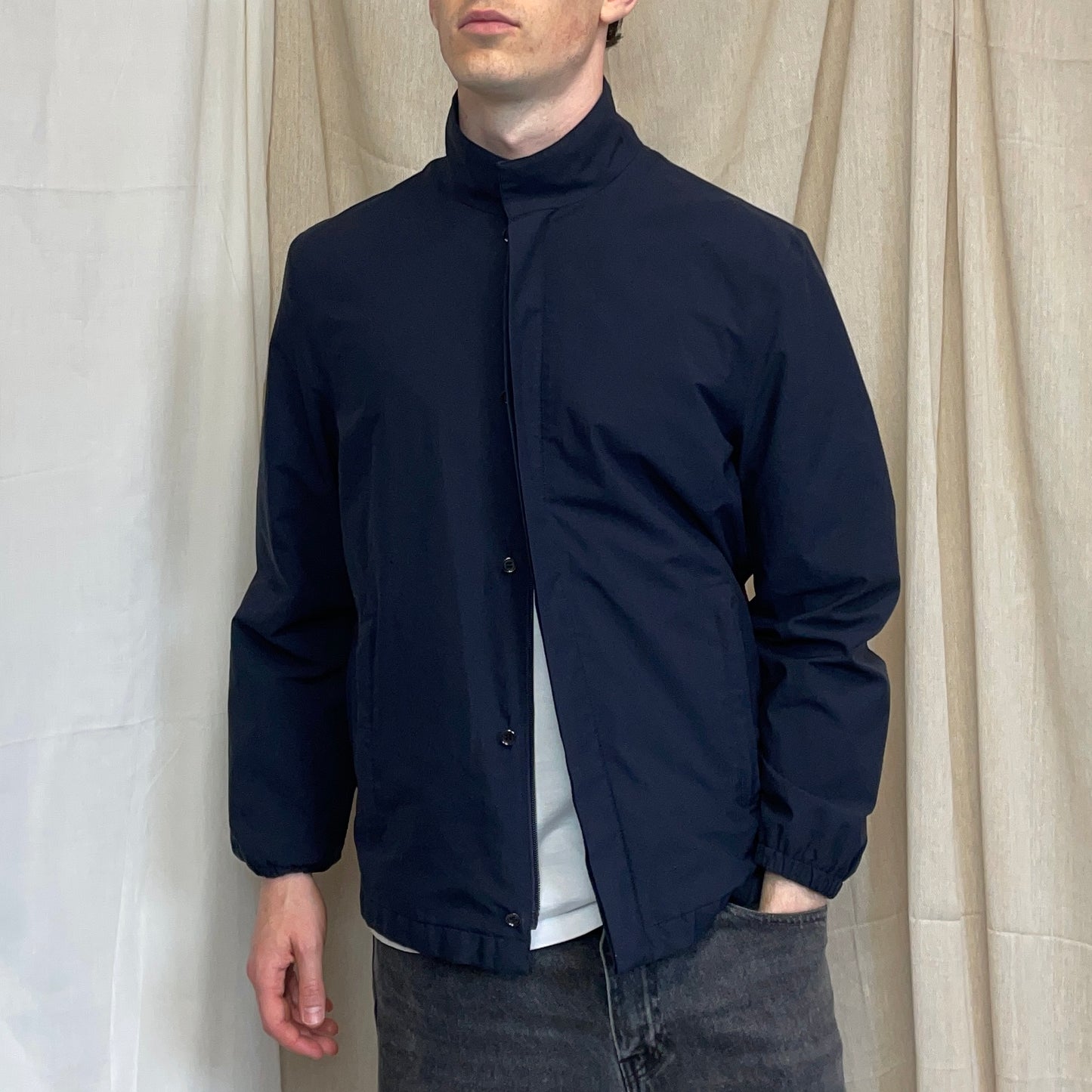 Prada Sport Navy 00s Goretex Hidden-Vent Technical Jacket