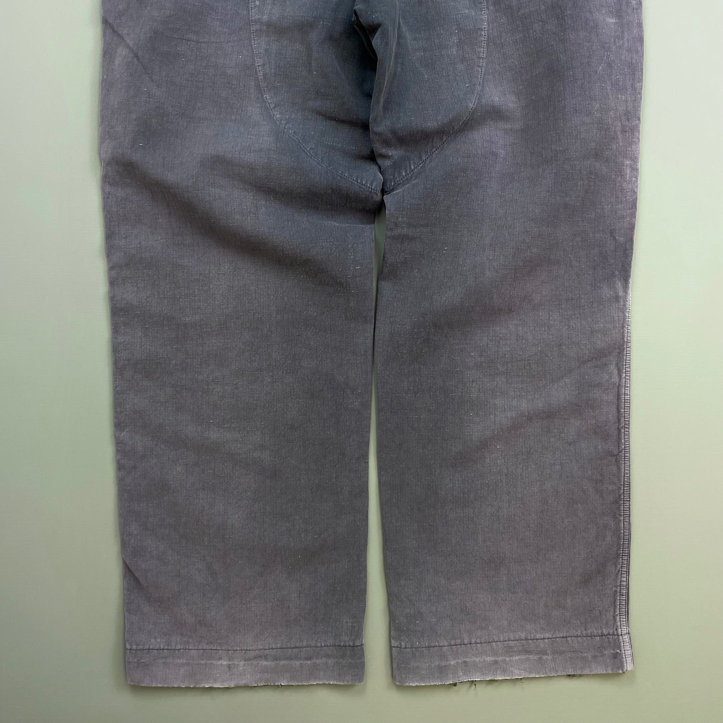 Stone Island Grey/Blue 00s Cotton Straight Leg Cargo Trousers
