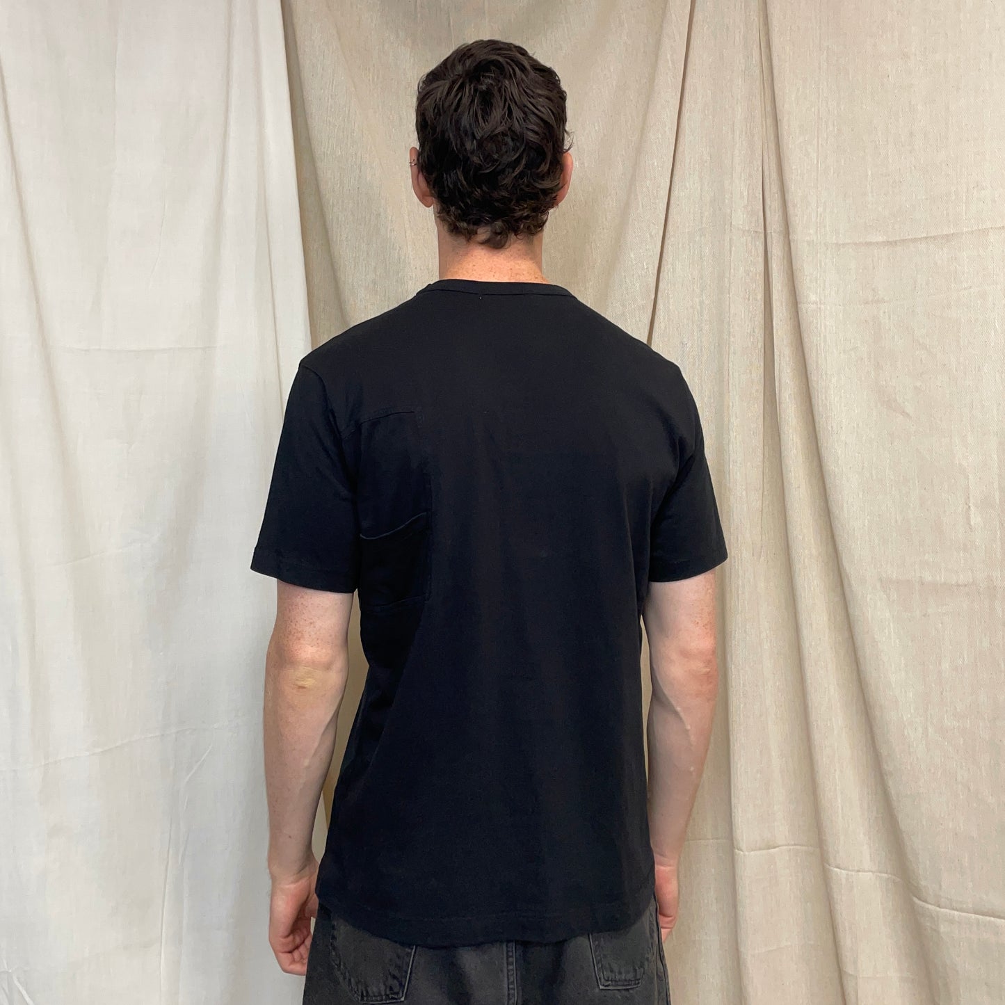 Comme Des Garçons Shirt Black Technical Pocket T-Shirt