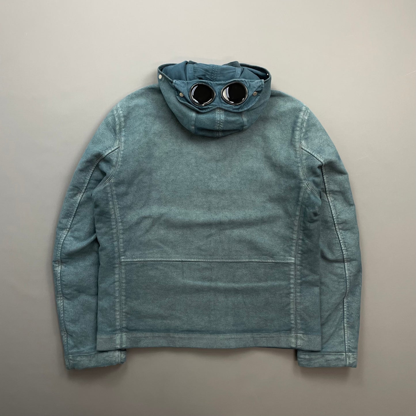 C.P. Company Blue (Custom Dyed) AW04 Moleskin Archive Goggle Jacket