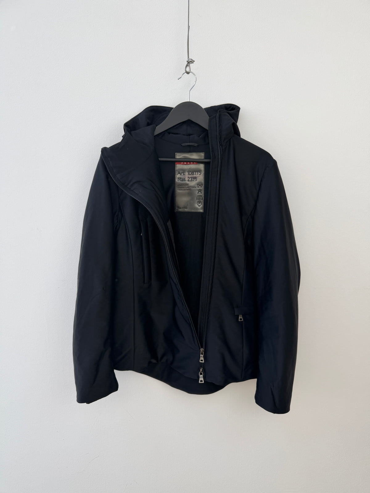 Prada Sport 00s Asymmetrical Technical Padded Jacket