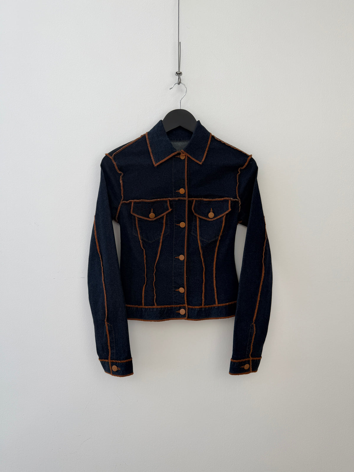Jean Paul Gaultier 00s Exposed Seam Denim Jacket