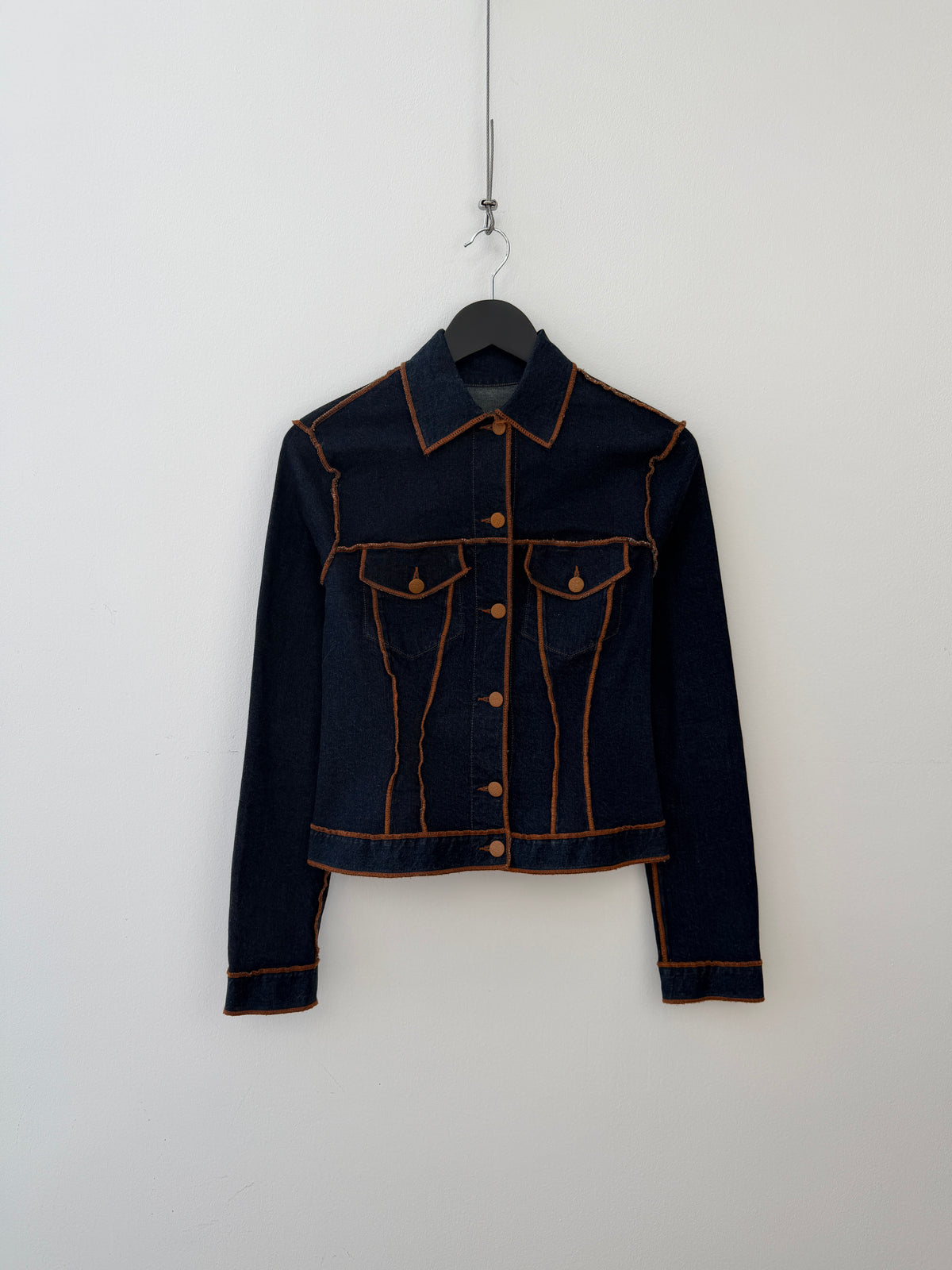 Jean Paul Gaultier 00s Exposed Seam Denim Jacket