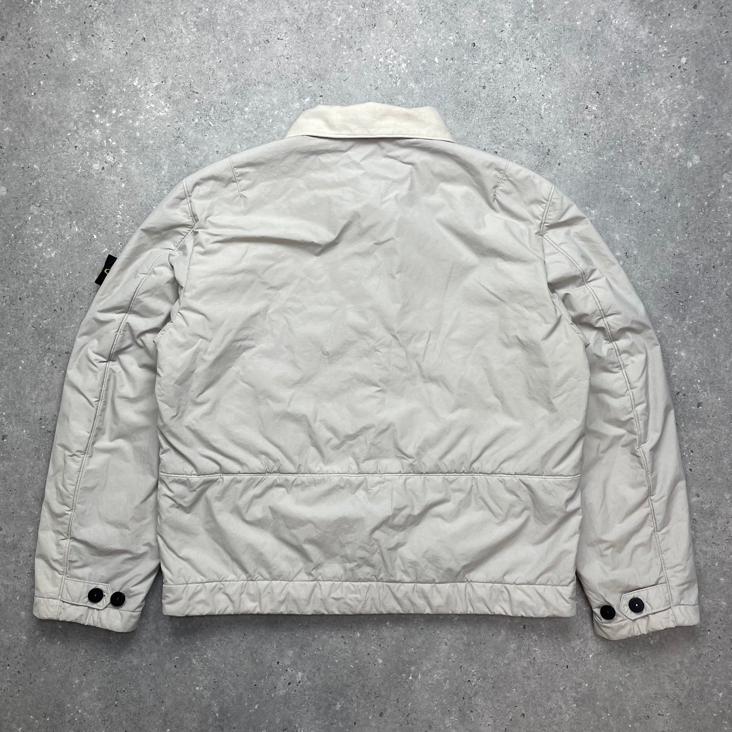 Stone Island White Nylon Padded Jacket AW01