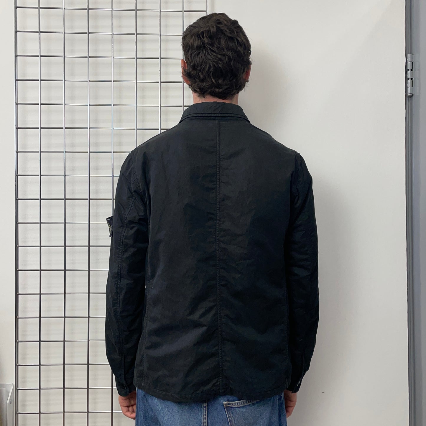 Stone Island Black AW07 Lined Overshirt Jacket