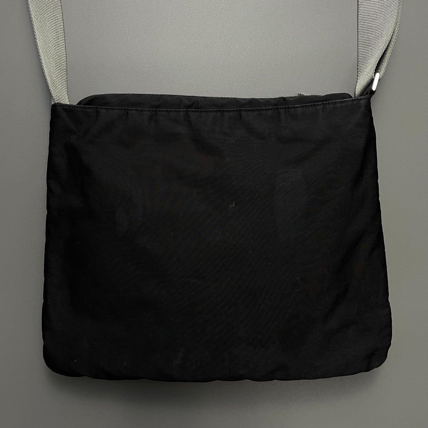 Prada Sport Black 00s Messenger Satchel Bag