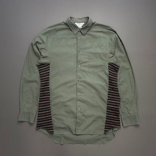 Comme Des Garçons Shirt SS10 Wool Panelled Shirt