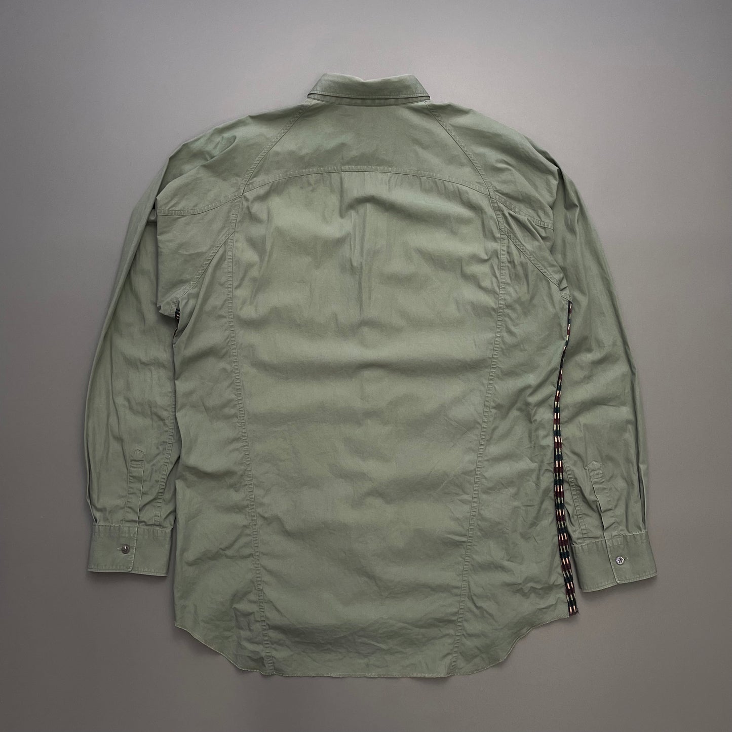 Comme Des Garçons Shirt SS10 Wool Panelled Shirt