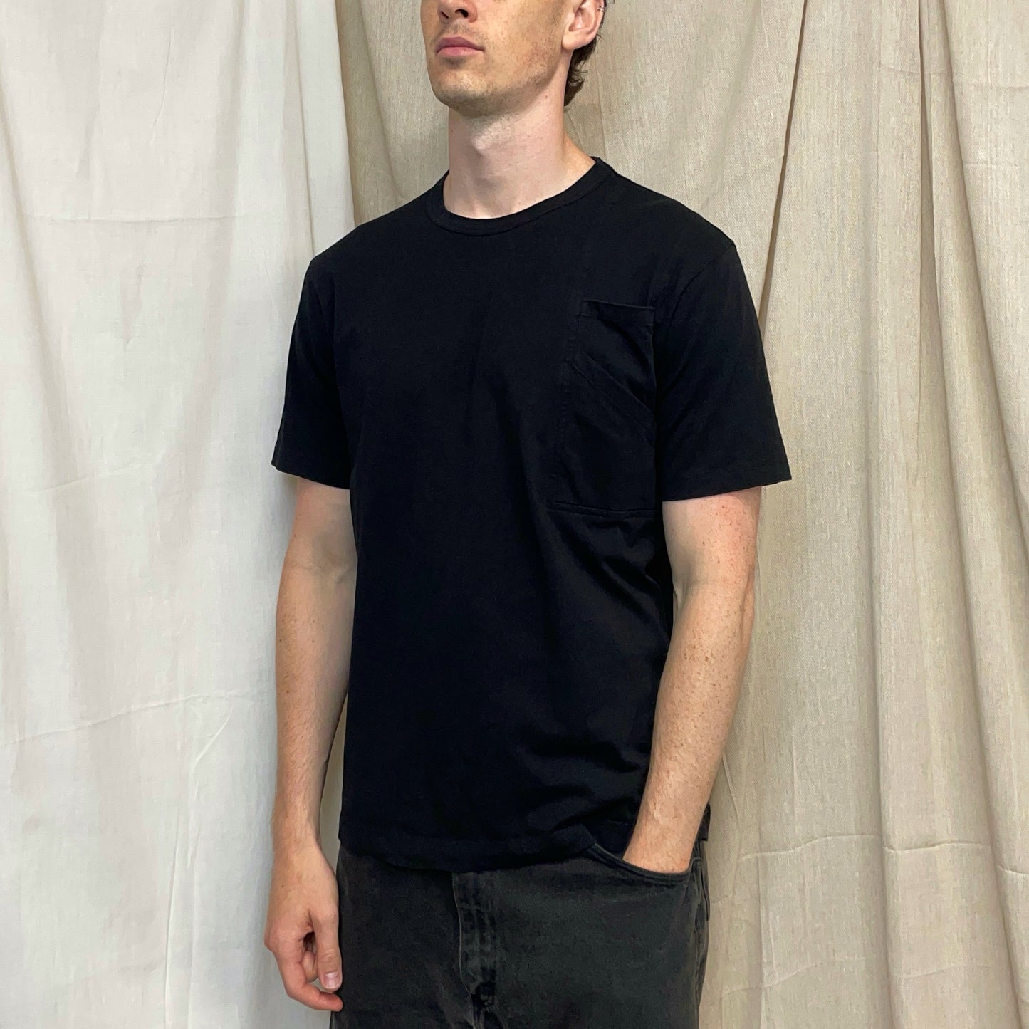 Comme Des Garçons Shirt Black Technical Pocket T-Shirt