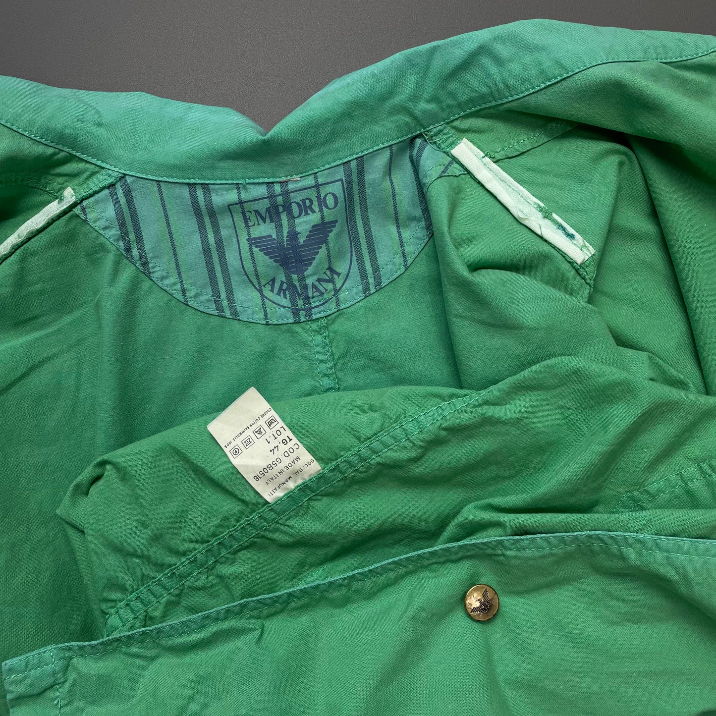 Emporio Armani Green 90s Chore Jacket