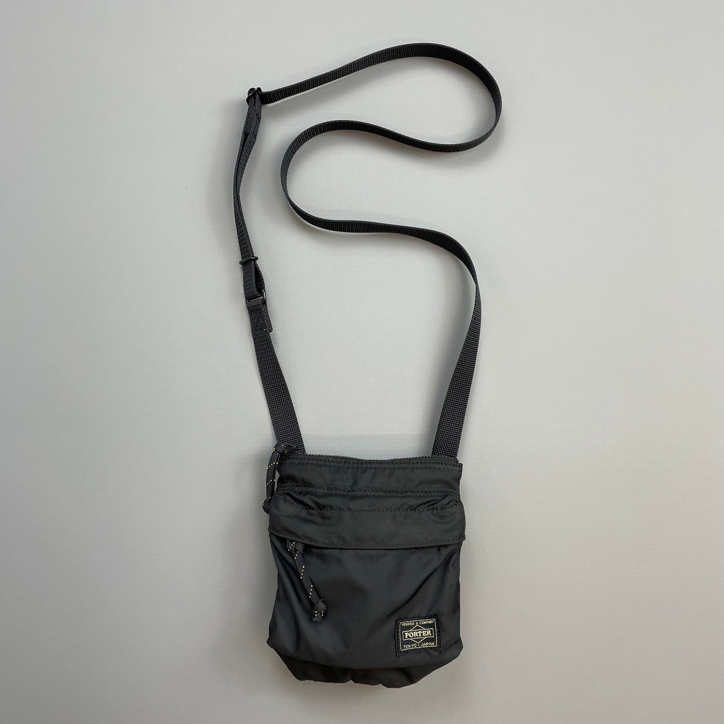 Porter Yoshida & Co. Black Nylon Crossbody Sling Bag