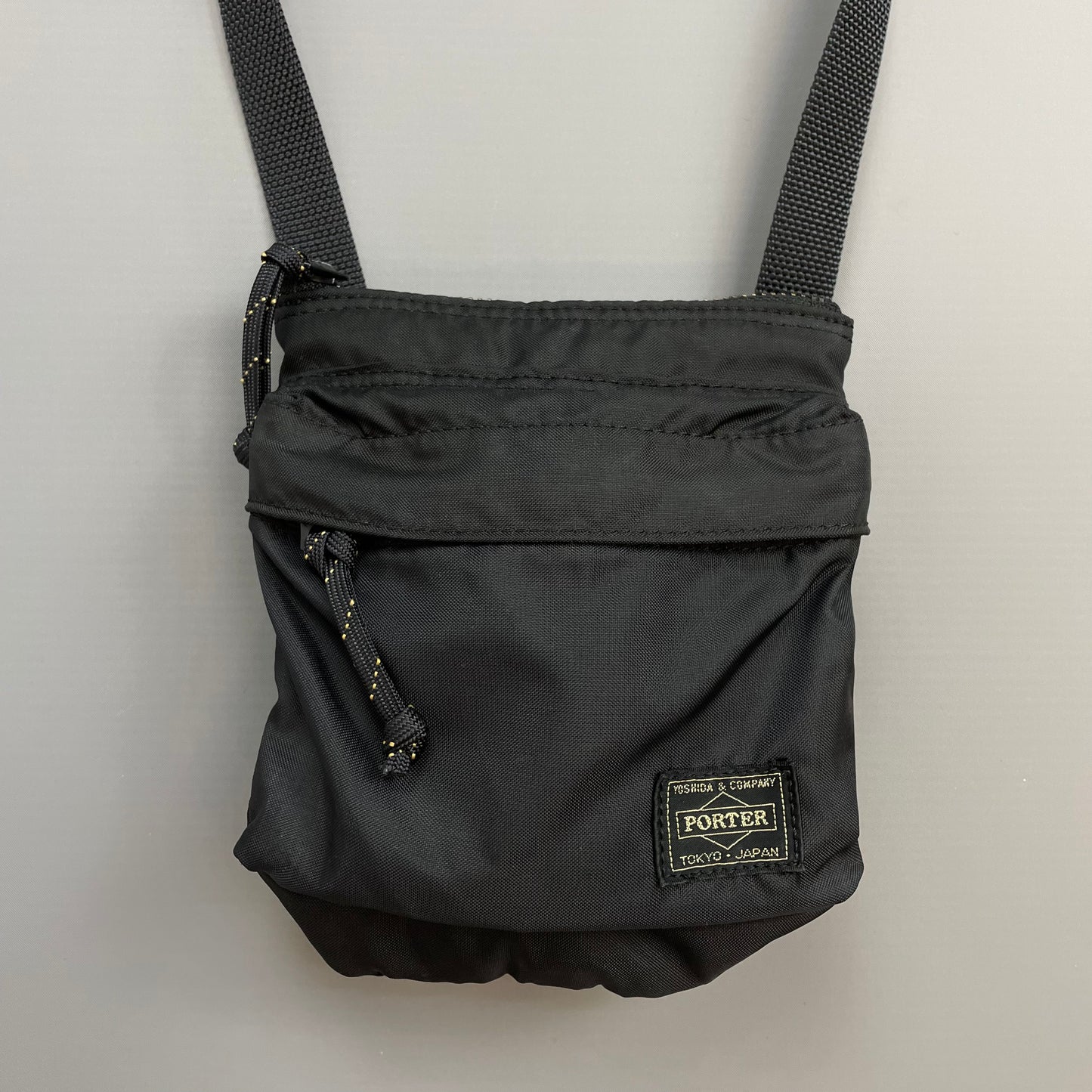 Porter Yoshida & Co. Black Nylon Crossbody Sling Bag