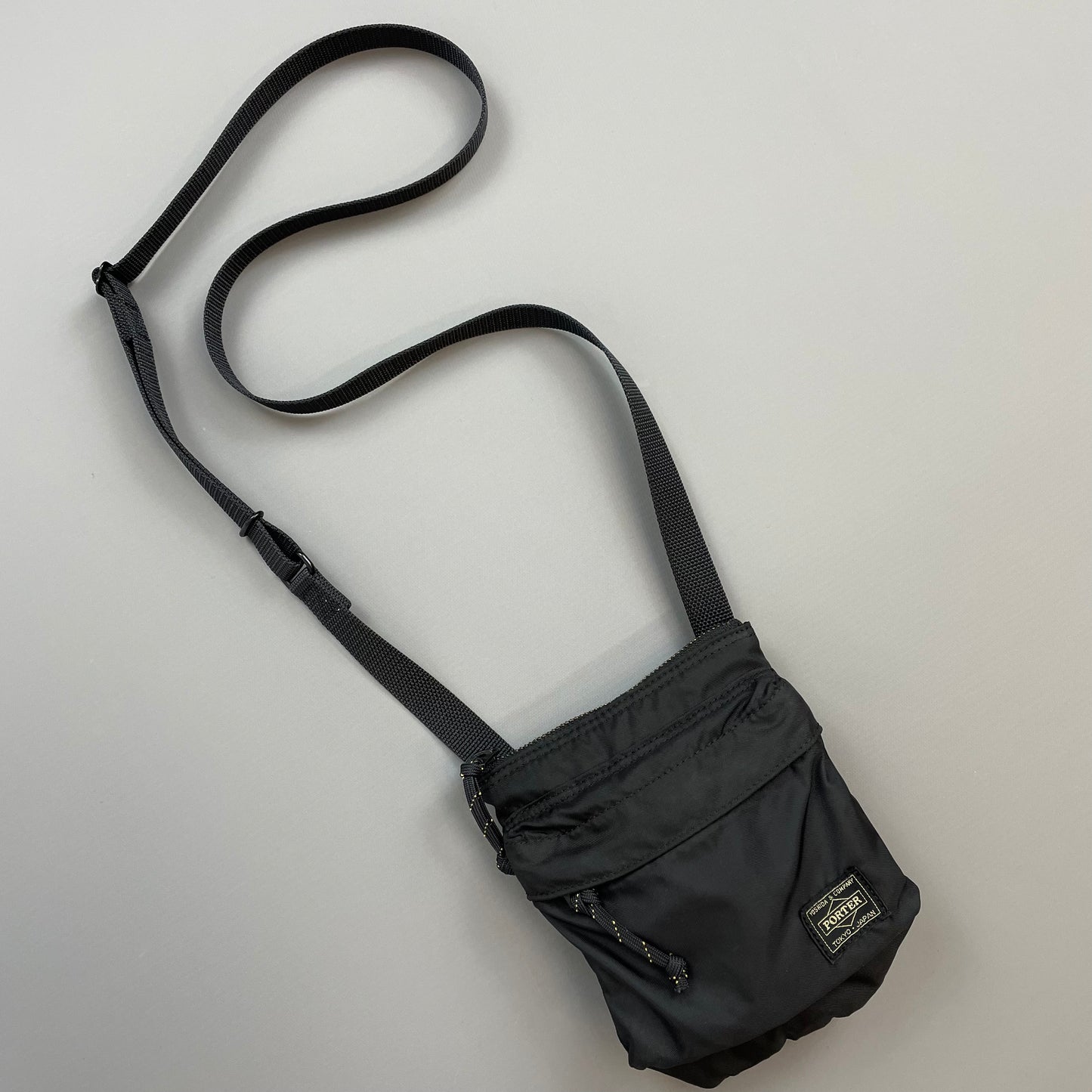 Porter Yoshida & Co. Black Nylon Crossbody Sling Bag