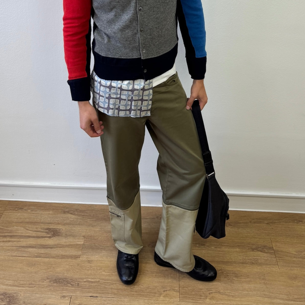 Dolce&Gabbana Khaki & Tan 00s Cargo 3/4 Zip Trousers
