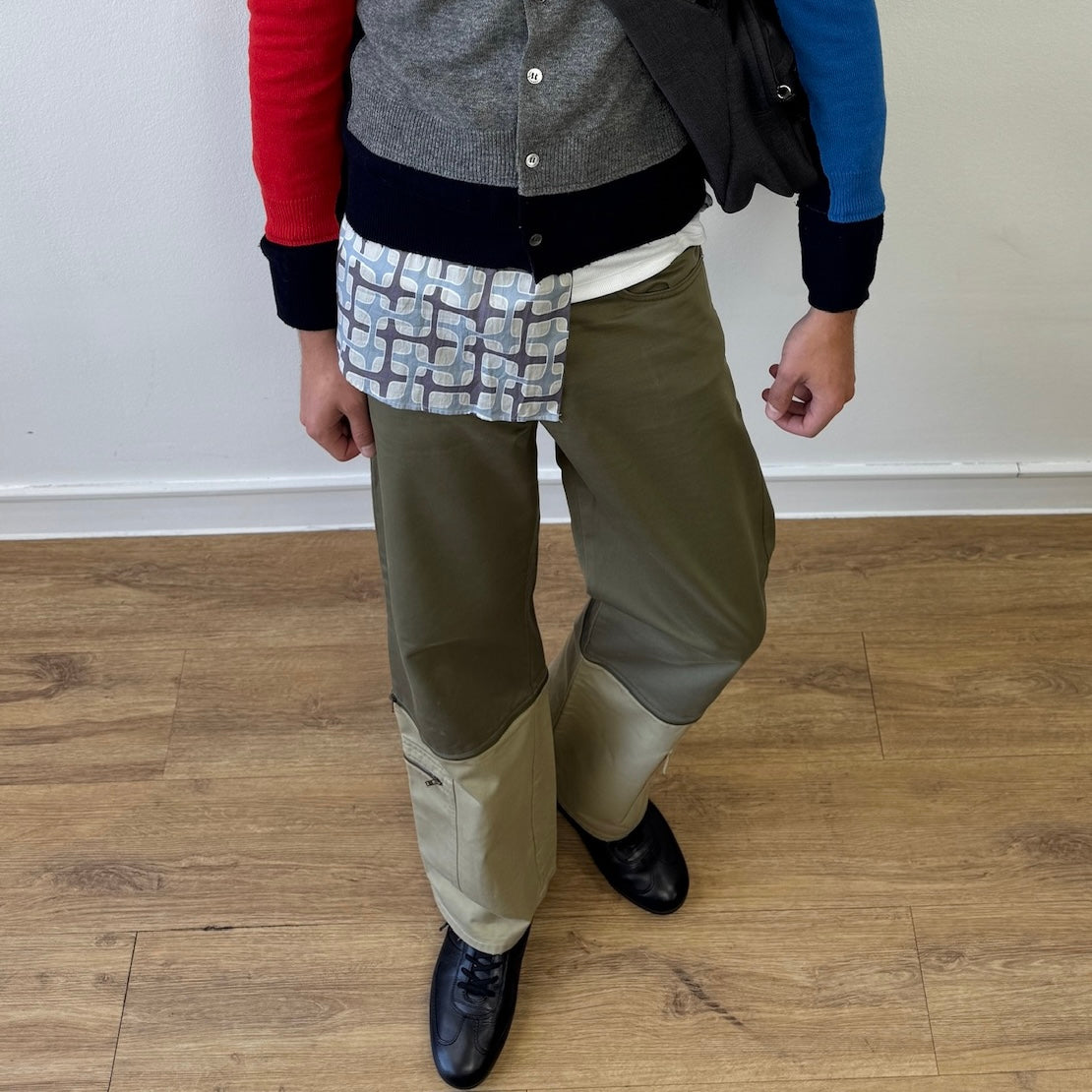 Dolce&Gabbana Khaki & Tan 00s Cargo 3/4 Zip Trousers
