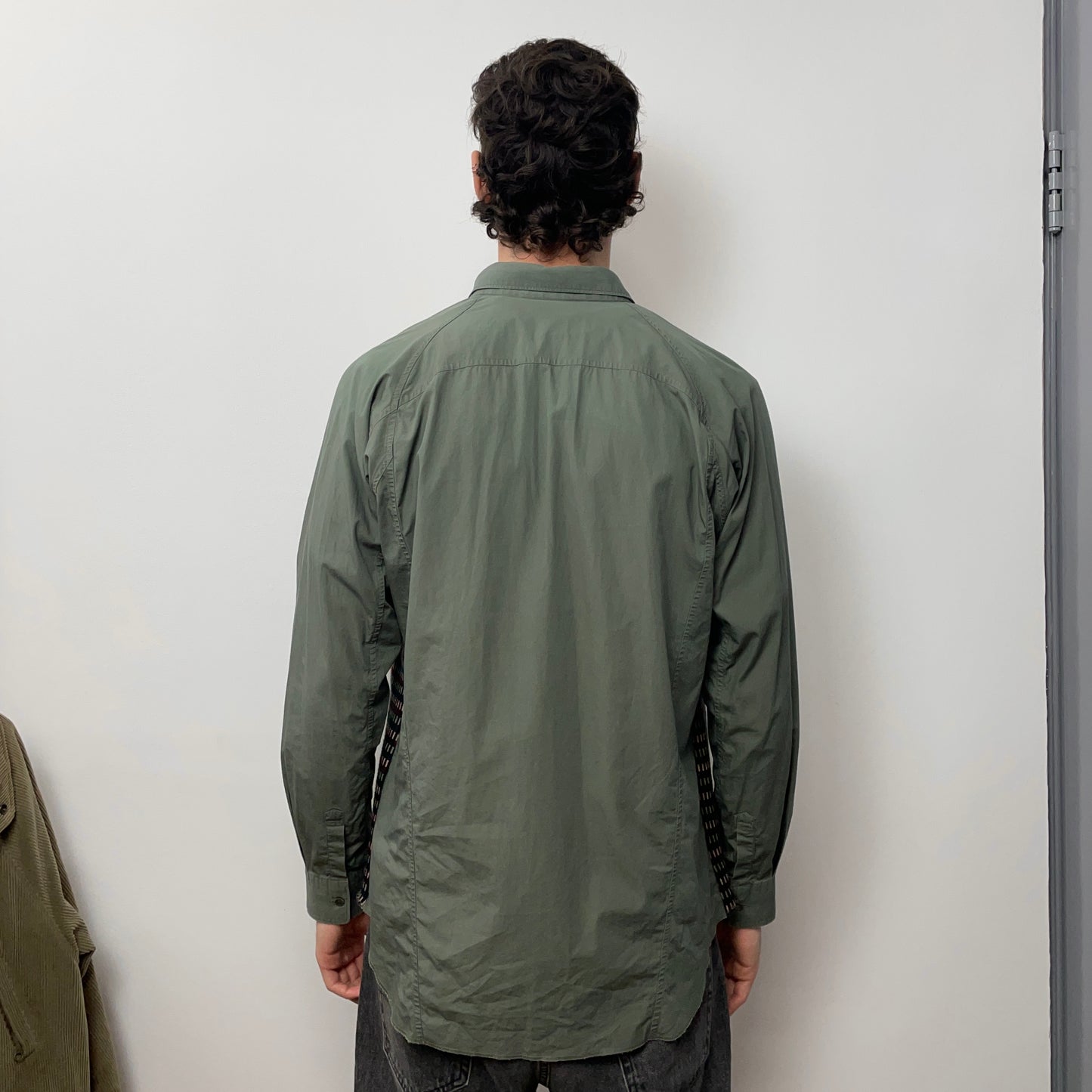 Comme Des Garçons Shirt SS10 Wool Panelled Shirt