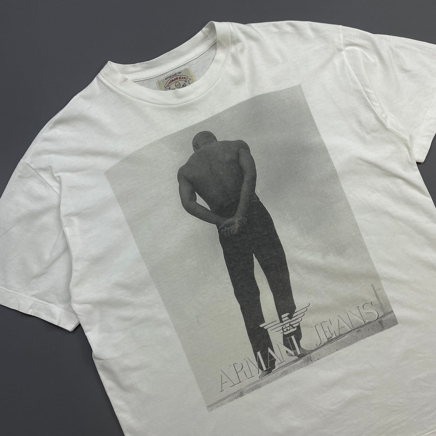 Armani Jeans 90s Graphic Spellout Tee