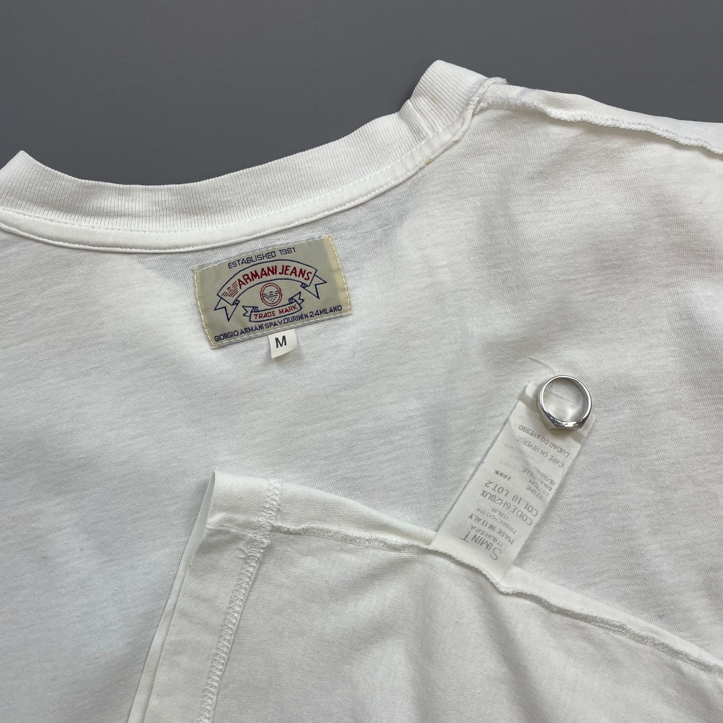 Armani Jeans 90s Graphic Spellout Tee