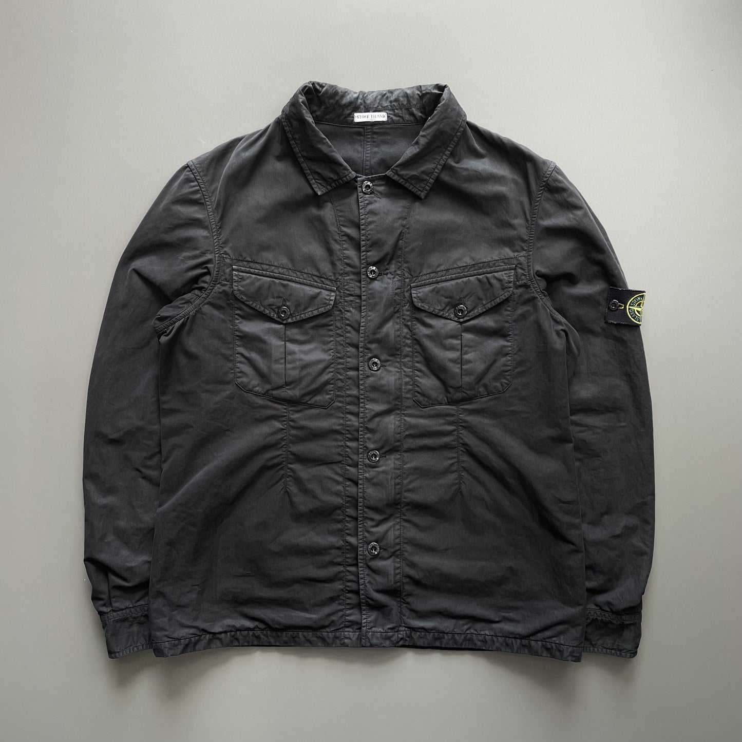 Stone Island Black AW07 Lined Overshirt Jacket