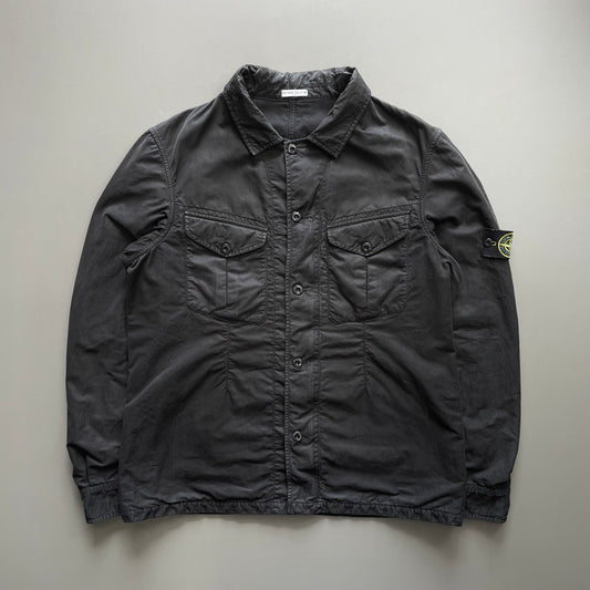 Stone Island Black AW07 Lined Overshirt Jacket