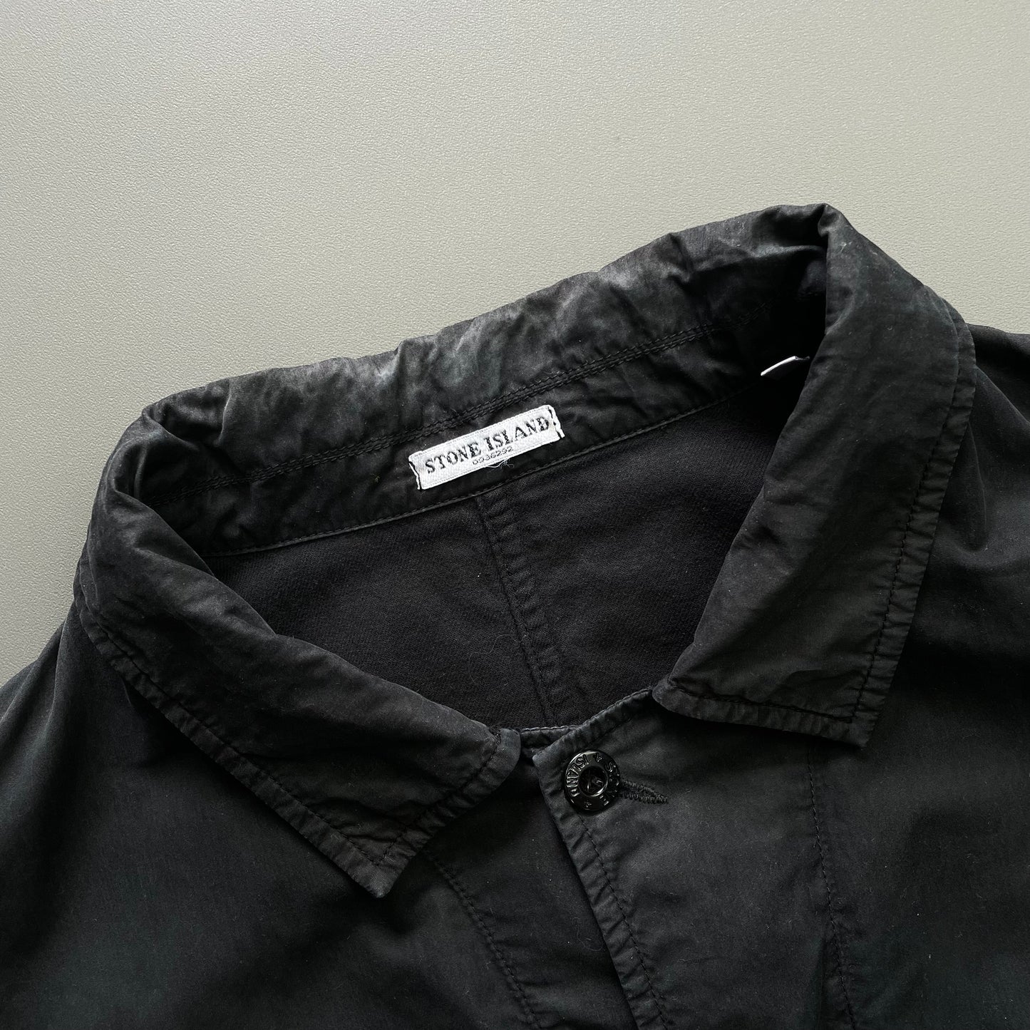 Stone Island Black AW07 Lined Overshirt Jacket