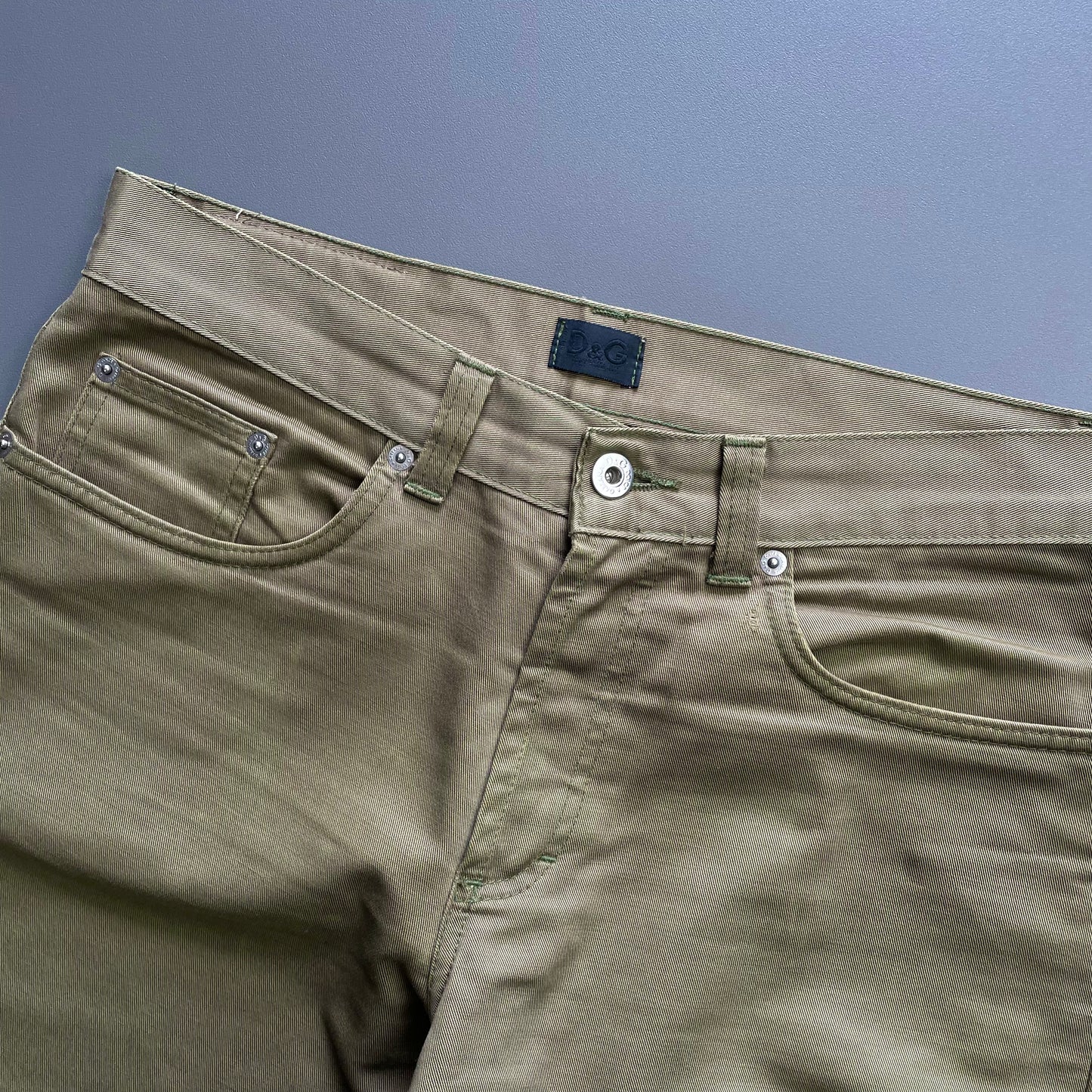 Dolce&Gabbana Khaki & Tan 00s Cargo 3/4 Zip Trousers