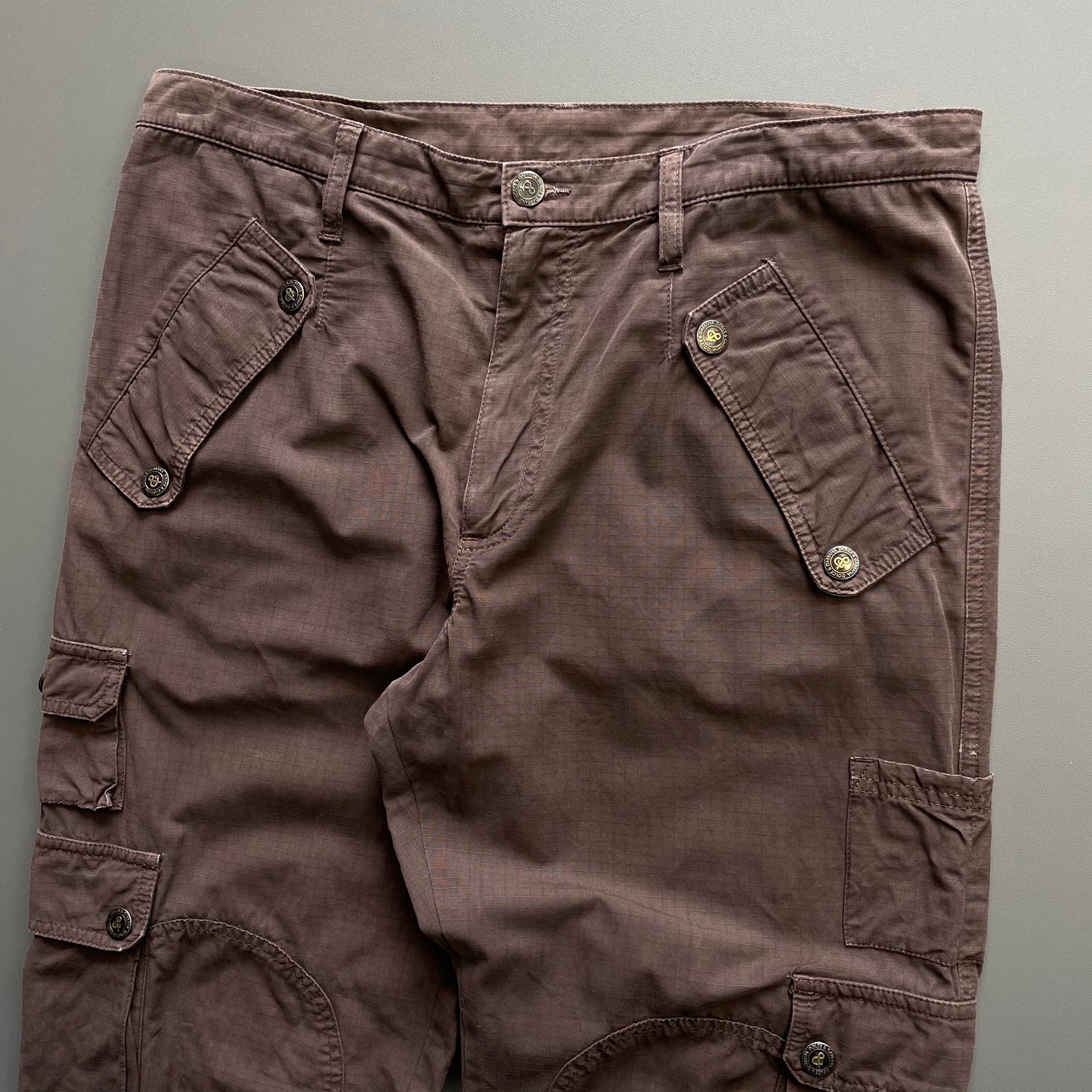 Dolce&Gabbana Brown 00s Cargo Trousers